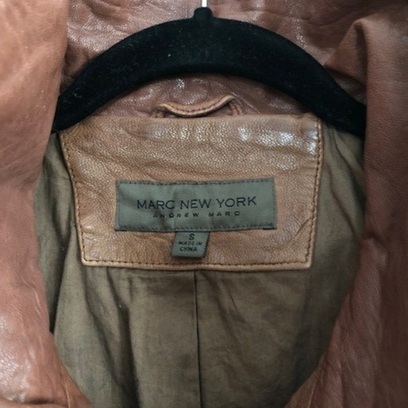 MARC New York Leather Jacket - Size S - Picture 7 of 7
